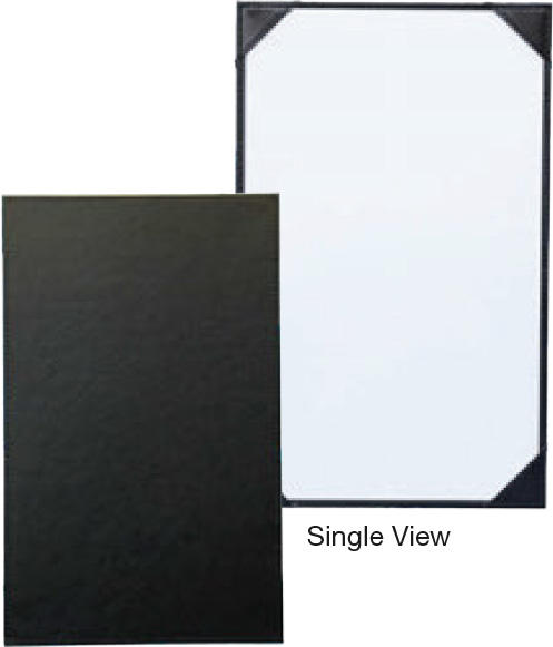 Single View Menu Cover